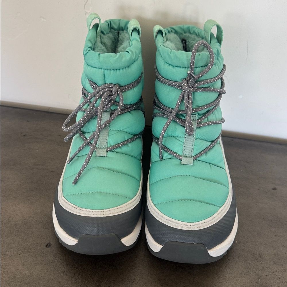 The North Face THERMOBALL Insulated Lace Up  Waterproof Winter Boots Size 11 EUC - Picture 2 of 12